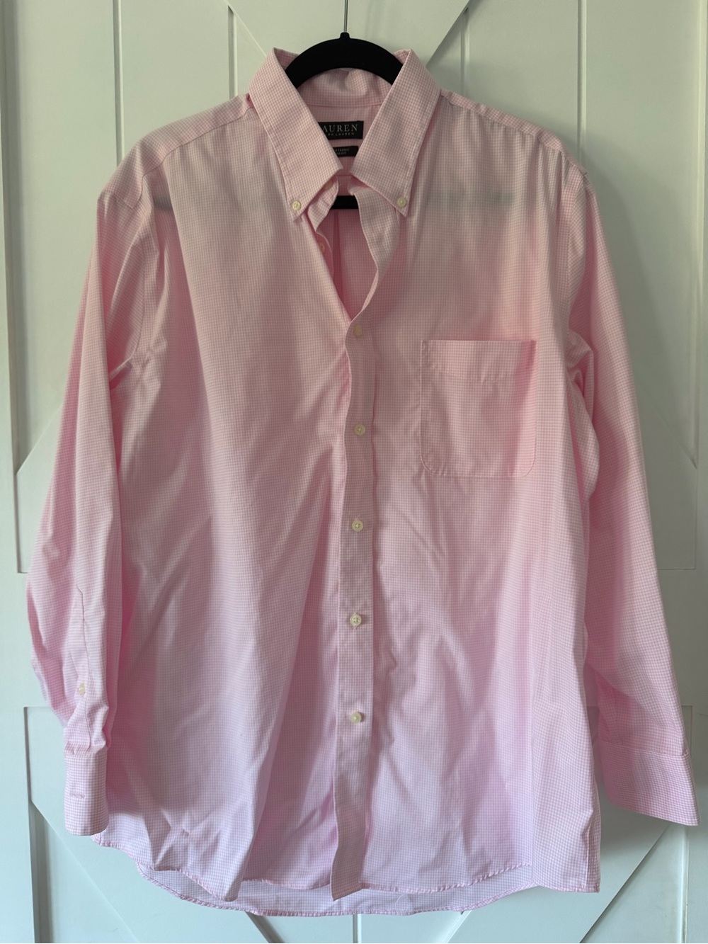 Lauren Ralph Lauren Men’s Pink Button-Down Oxford Shirt